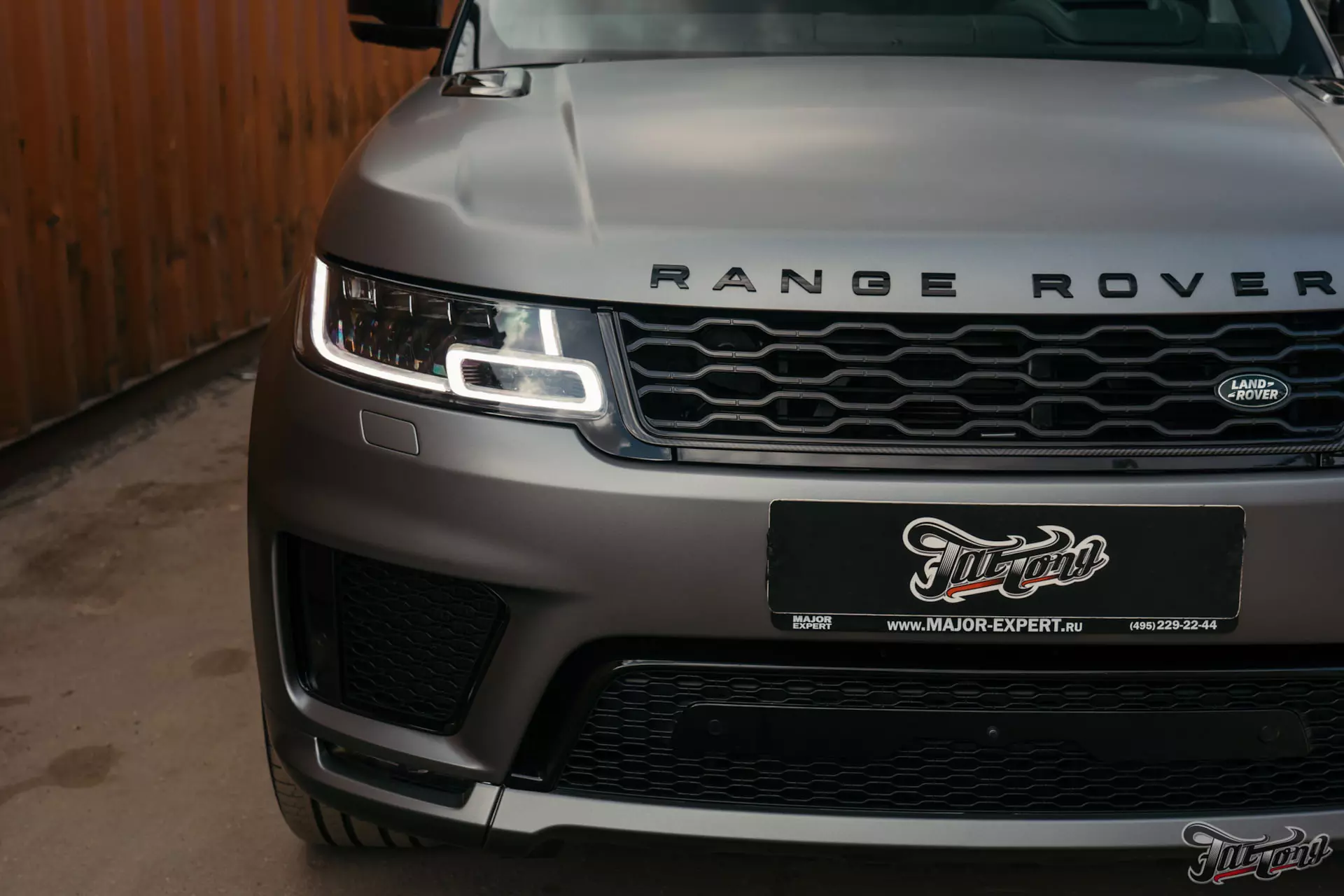 Range Rover. Оклейка в матовый винил от Bruxsafol